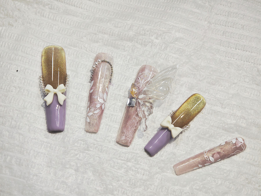 貓眼雕藝美甲，南寧美甲培訓(xùn)新手